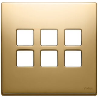 VIW22695.82 Placca 3Mx6 Flat BS oro