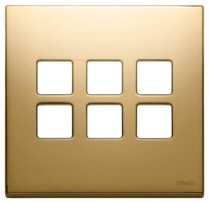 VIW22695.82 Placca 3Mx6 Flat BS oro