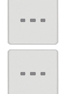 VIW22751.01 Due tasti Flat neutri illum. bianco