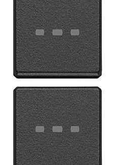 VIW22751.03 Due tasti Flat neutri illum. grigio