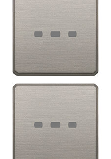 VIW22751.11 Due tasti Flat neutri illum. nichel