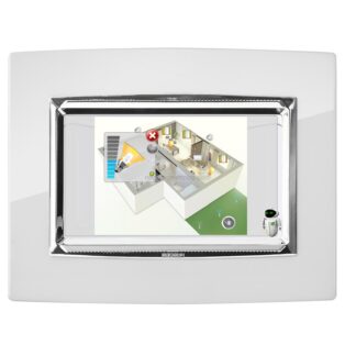 MST22HTV10 Placca BIANCA Touch Screen TOSCA 2