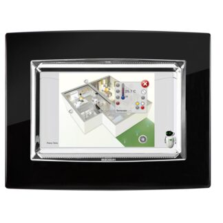 MST22HTV20 Placca NERA Touch Screen TOSCA 2