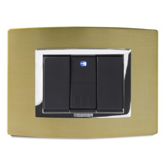MST22VBS273 Placca Ottone Spazzolato 3P. Vitra