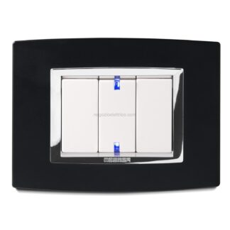 MST22VBS663 Placca Alluminio Antracite 3P. Vitra