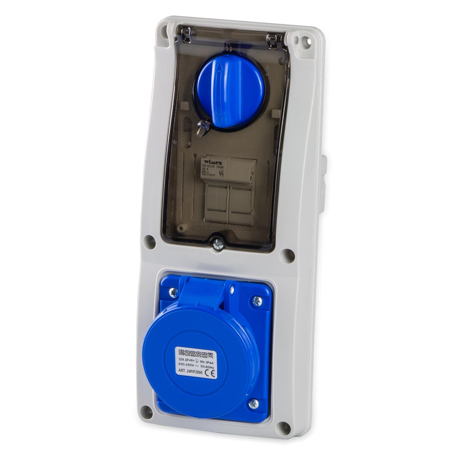 MST24PIF2006 Pr.Int.3P+N+T 32A 230V 9h BLU IP44