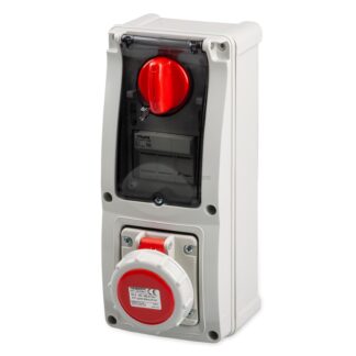 MST24PIF6601 Pr.Int.3P+T 16A 380V 6h ROSSA IP67 c/Sc.
