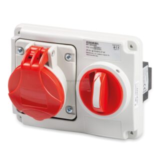 MST24PIO3002 Pr.Int.Or.3P+N+T 16A 380V 6h ROSSA IP44