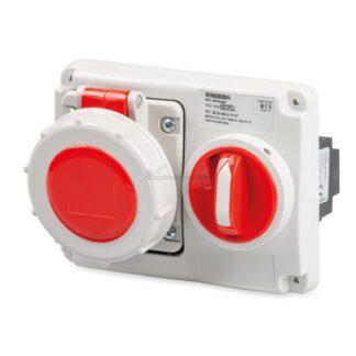 MST24PIO3301 Pr.Int.Or.3P+T 16A 380V 6h ROSSA IP67
