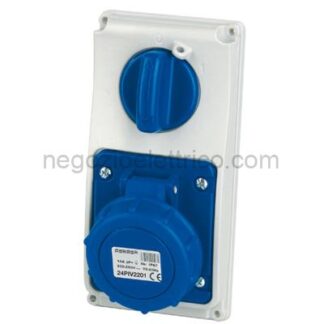 MST24PIV2201 Pr.Int.Vr.2P+T 16A 230V 6h BLU IP67