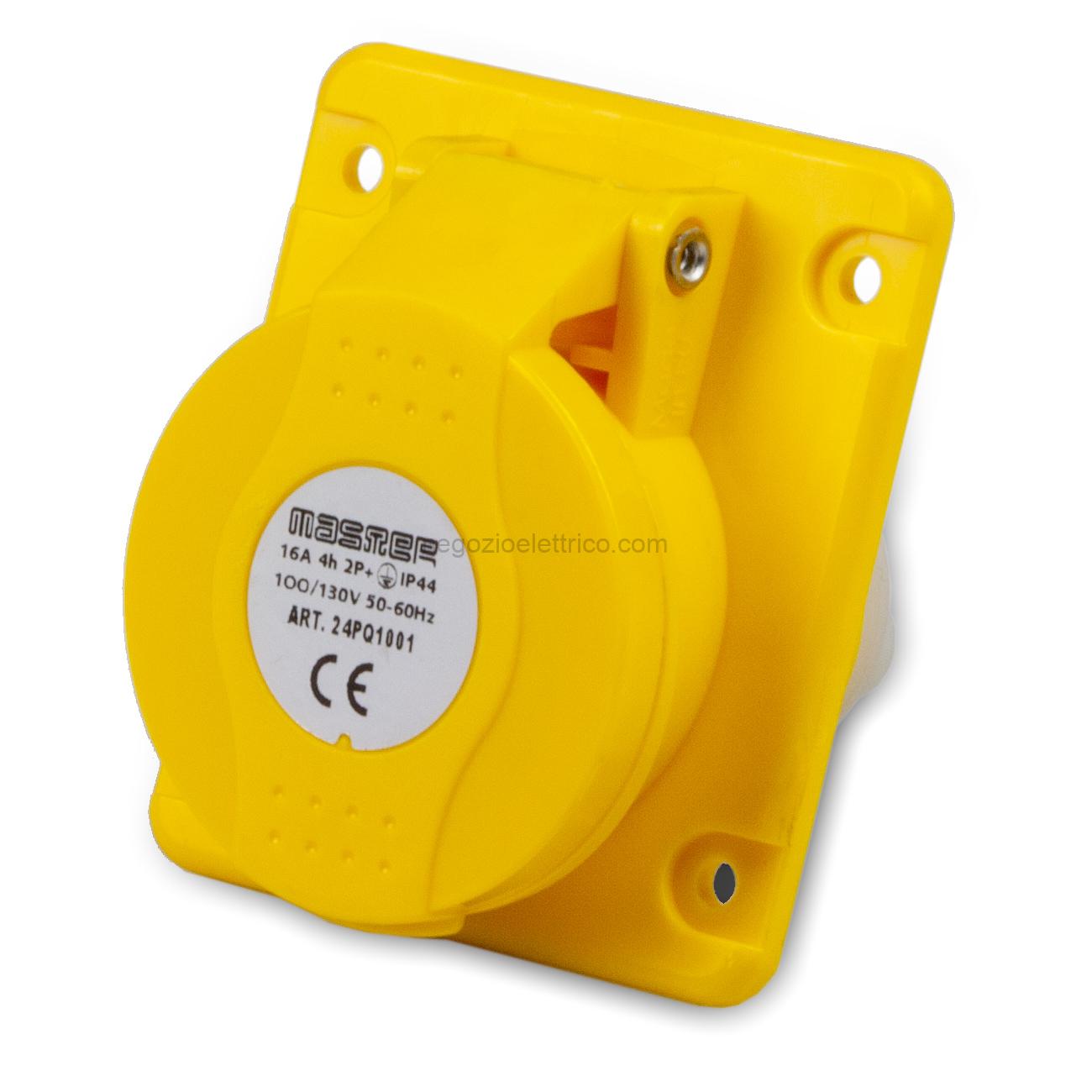 MST24PQ1001 Pr.Qua.2P+T 16A 110V 4h GIALLO IP44