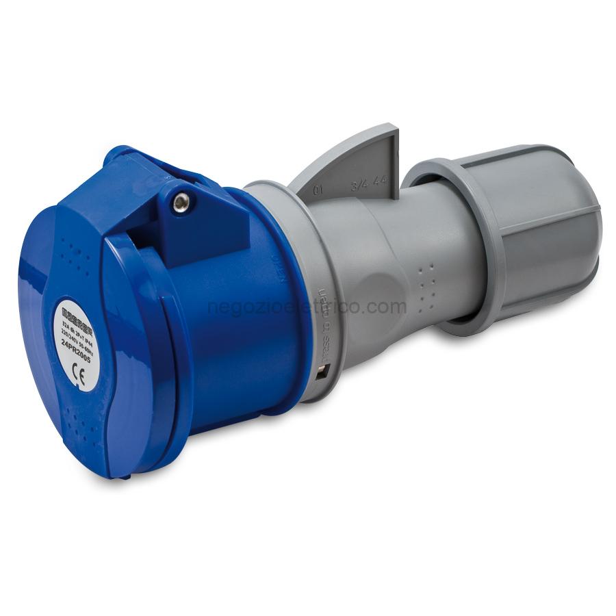 MST24PR2005 Pr.3P+T 32A 240V 9h BLU IP44