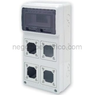 MST24S5008 Scat.Esterna 4 Prese Incasso 8 Moduli