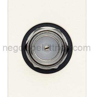 VIW30318.B Presa coassiale tipo F bianco