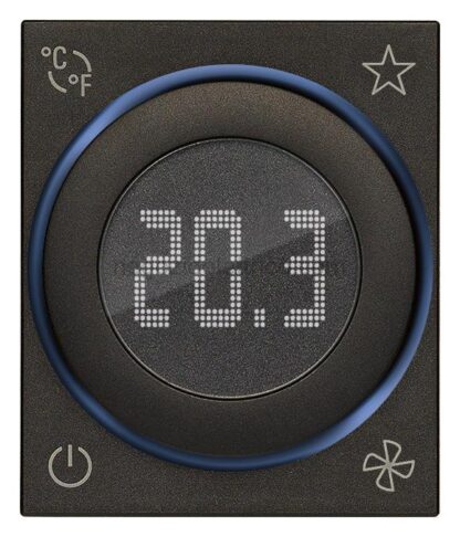 VIW30571.G Termostato rotella KNX 2M nero
