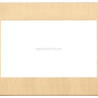 VIW30654.70 Placca 4M oro spazzolato