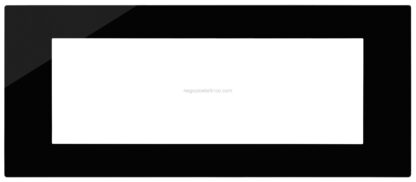 VIW30657.42 Placca 7M Reflex nero