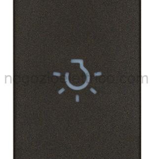 VIW31000A.LG Tasto 1M assiale simbolo luce nero