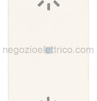 VIW31000A.RB Tasto 1M assiale simbolo dimmer bianco