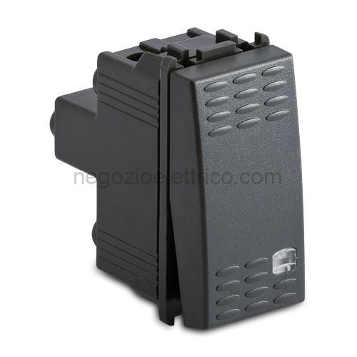 MST31010 MODO Inter.Tasto Luce 1P 16AX GRIGIO
