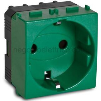 MST31176V MODO Pr.Schuko 16A 2P+T (laterale) VERDE