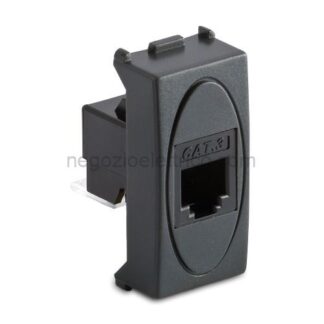 MST31215 MODO Presa RJ11 1 Plug 6-4 GRIGIO