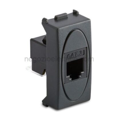 MST31215 MODO Presa RJ11 1 Plug 6-4 GRIGIO