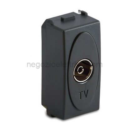 MST31255 MODO Presa TV 9,5mm pass. finale GRIGIO