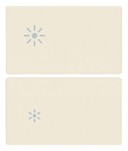 VIW31480.2RC Due mezzi tasti 2M dimmer canapa