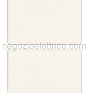 VIW31480.B Due mezzi tasti 1M neutro pers. Bianco