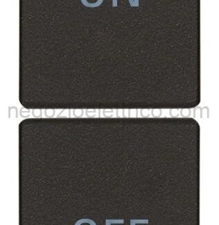 VIW31480.YG Due mezzi tasti 1M simboli ON/OFF nero