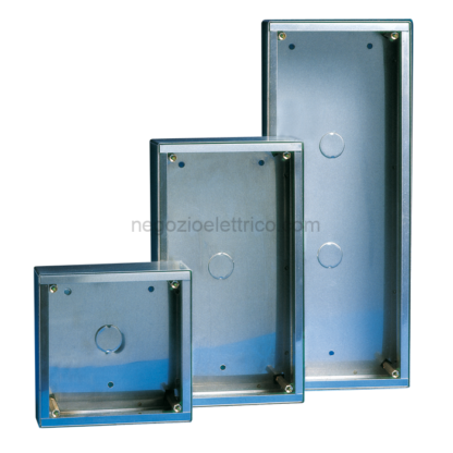 COE3159/3 CUSTODIA DA PARETE IN ACCIAIO INOX SERIE ..