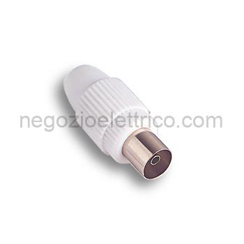 FME32020 Presa TV coax diritta 9,5mm BI