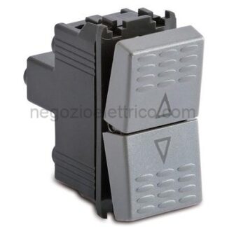 MST33020 STEEL Pulsante Doppio 1P NO+1P NO