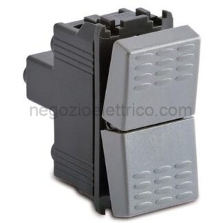 MST33021 STEEL Puls.Doppio 1P NO/NC+1P NO