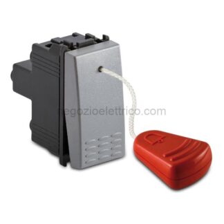 MST33030 STEEL Pulsante Tirante 1P 16A