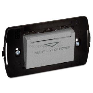 MST33063 STEEL Interruttore a Badge 3Mod. c/Supp