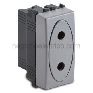MST33182 STEEL Presa 2P 10A 250V dia.4.8