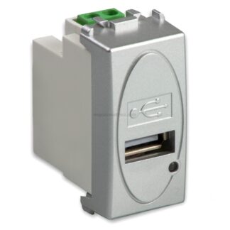 MST33213 STEEL Alimentatore USB 5V 1A