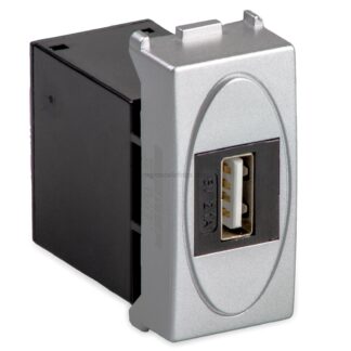 MST33214 STEEL Alimentatore USB 5V 2.1A