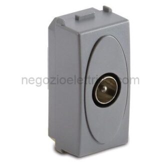 MST33265 STEEL Presa coax IEC maschio