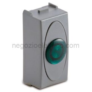 MST33381 STEEL Portalamp.Spia VERDE 230V~