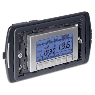 MST33430 STEEL Cronotermostato Incasso 3 Mod.