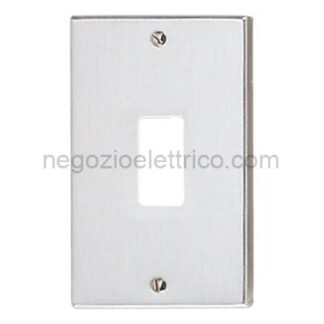 MST350-1V Placca paglierino 1 foro VERTICALE