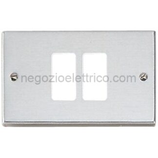 MST350-RT Placca paglierino 2 F.Scat.Tonda