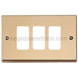 MST351-3 Placca bronzo 3 fori