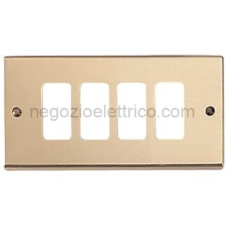 MST351-4 Placca bronzo 4 fori