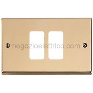MST351-RT Placca bronzo 2 F. Scat.Tonda