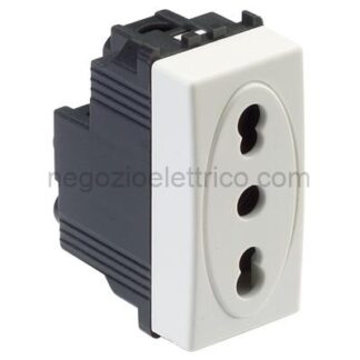 MST36159 MODO Presa 2P+T 16A Bivalente BIANCO