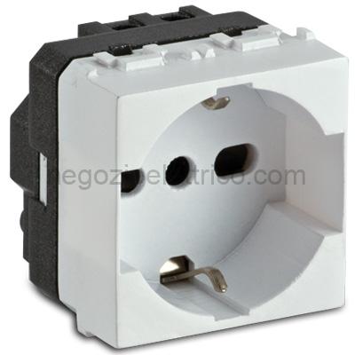 MST36170 MODO Presa P40 Schuko univ.2P+T 16A bian